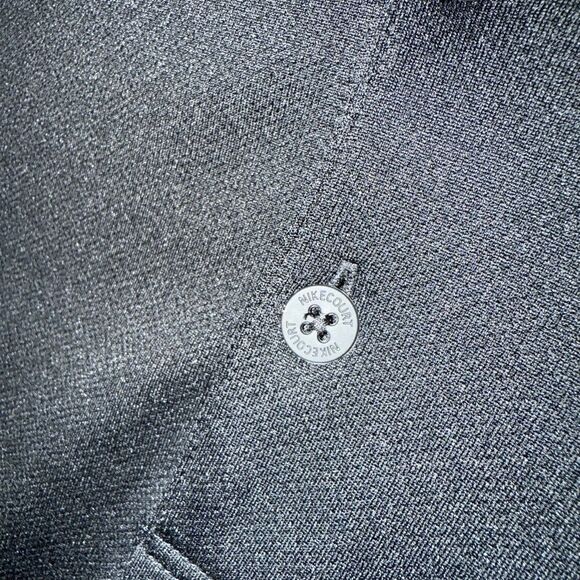 Nike Polo Shirt Mens Medium Black Tennis Court Band Blade Dri Fit Performance - Picture 7 of 7